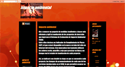 Desktop Screenshot of inpactoambiental123.blogspot.com