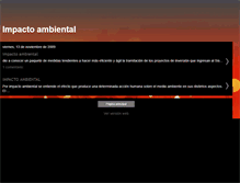 Tablet Screenshot of inpactoambiental123.blogspot.com