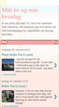 Mobile Screenshot of minhverdag-mittliv.blogspot.com