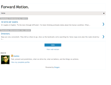 Tablet Screenshot of forwardmotion.blogspot.com