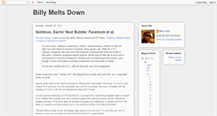 Desktop Screenshot of billymeltsdown.blogspot.com