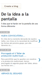 Mobile Screenshot of de-laidea-a-la-pantalla.blogspot.com