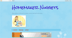 Desktop Screenshot of homemakernuggets.blogspot.com