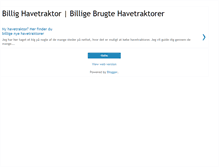 Tablet Screenshot of billig-havetraktor.blogspot.com