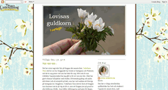 Desktop Screenshot of lovisasguldkorn.blogspot.com