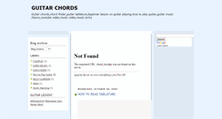Desktop Screenshot of gitarchords.blogspot.com
