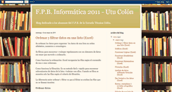 Desktop Screenshot of informaticafpb2011.blogspot.com