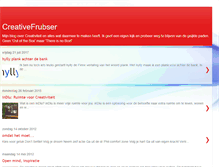 Tablet Screenshot of creativefrubser.blogspot.com