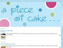 Tablet Screenshot of apieceofcakeforme.blogspot.com