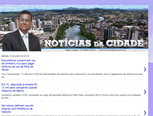 Tablet Screenshot of fabionoticiasdacidade.blogspot.com