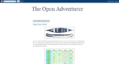 Desktop Screenshot of openadventurer.blogspot.com