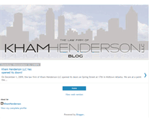 Tablet Screenshot of khamhendersonllc.blogspot.com