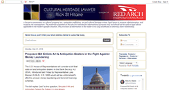 Desktop Screenshot of culturalheritagelawyer.blogspot.com
