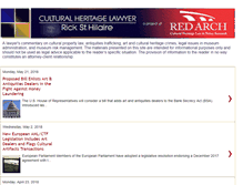 Tablet Screenshot of culturalheritagelawyer.blogspot.com