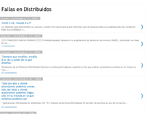 Tablet Screenshot of fallasendistribuidos.blogspot.com