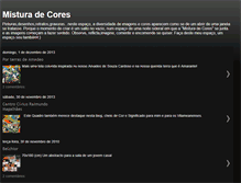 Tablet Screenshot of misturadecores.blogspot.com