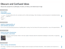 Tablet Screenshot of obscureandconfused.blogspot.com