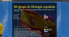 Desktop Screenshot of migrupodefilologiaespanola.blogspot.com