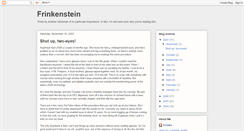 Desktop Screenshot of frinkenstein.blogspot.com