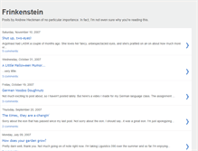 Tablet Screenshot of frinkenstein.blogspot.com