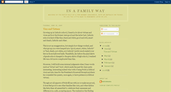 Desktop Screenshot of inafamilyway.blogspot.com