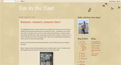 Desktop Screenshot of emintheeast.blogspot.com