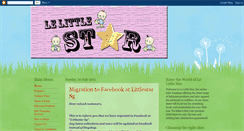 Desktop Screenshot of lelittlestar.blogspot.com