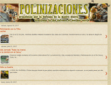 Tablet Screenshot of polinizaciones.blogspot.com