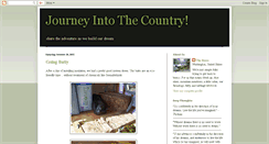 Desktop Screenshot of journeyintothecountry.blogspot.com
