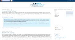 Desktop Screenshot of marketingmatchup.blogspot.com