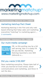Mobile Screenshot of marketingmatchup.blogspot.com