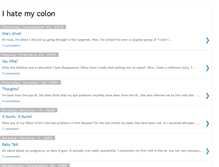 Tablet Screenshot of ihatemycolon.blogspot.com