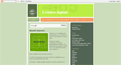 Desktop Screenshot of cretinodigitale.blogspot.com
