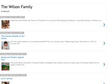 Tablet Screenshot of danielandcarolinewilson.blogspot.com