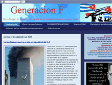 Tablet Screenshot of generaciondefidel.blogspot.com