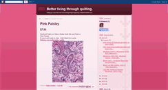 Desktop Screenshot of betterquiltkits.blogspot.com