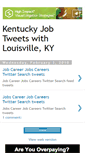 Mobile Screenshot of kentuckyjobtweets.blogspot.com