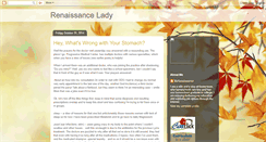 Desktop Screenshot of ladyrenaissance.blogspot.com