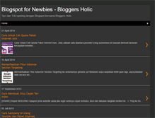 Tablet Screenshot of bloggersholic.blogspot.com