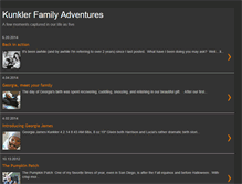 Tablet Screenshot of kunklerfamily.blogspot.com