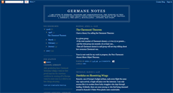 Desktop Screenshot of germanenotes.blogspot.com