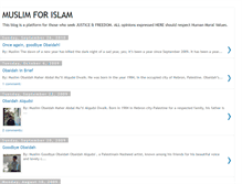 Tablet Screenshot of muslim4islam.blogspot.com