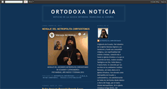 Desktop Screenshot of ortodoxa-noticia.blogspot.com