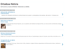 Tablet Screenshot of ortodoxa-noticia.blogspot.com