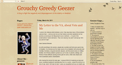 Desktop Screenshot of grouchygreedygeezer.blogspot.com