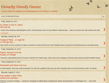 Tablet Screenshot of grouchygreedygeezer.blogspot.com