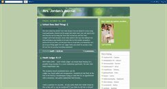Desktop Screenshot of mrsjordansjournal.blogspot.com