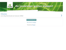 Tablet Screenshot of grueneinnsbruck.blogspot.com