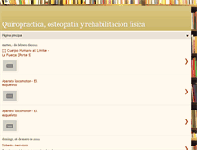 Tablet Screenshot of elrincondelaquiropractica.blogspot.com