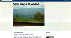 Desktop Screenshot of familiarodantenonordeste.blogspot.com